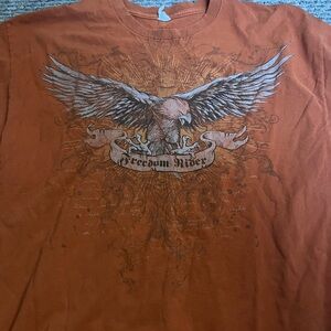 COPY - Xl freedom rider orange shirt , used and more worn
